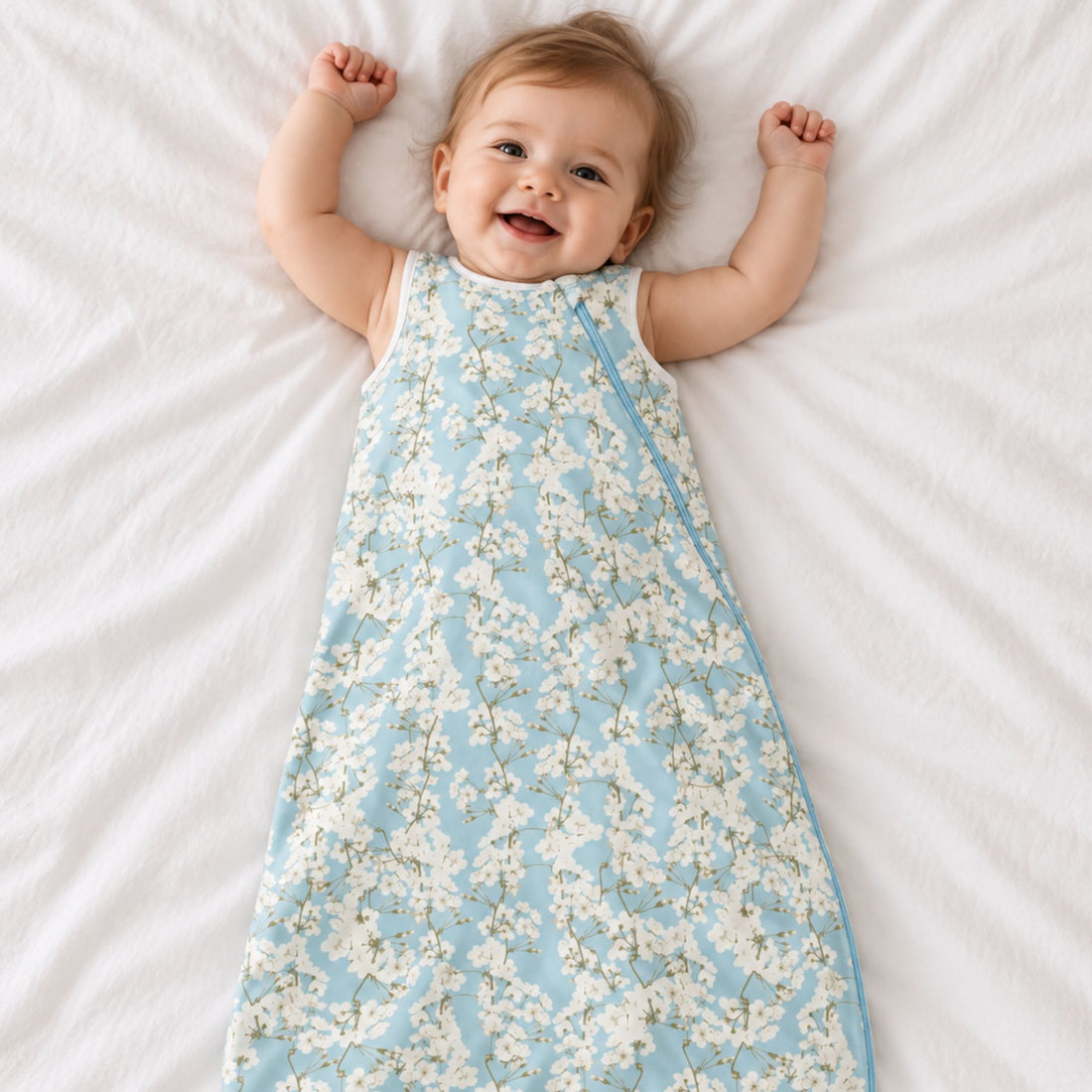 One & Done Sleep Sack - Cherry Blossoms - Norani Baby