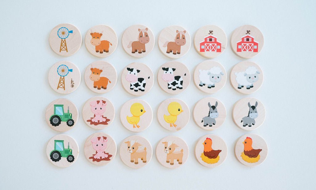 Farm Matching Tiles - Norani Baby