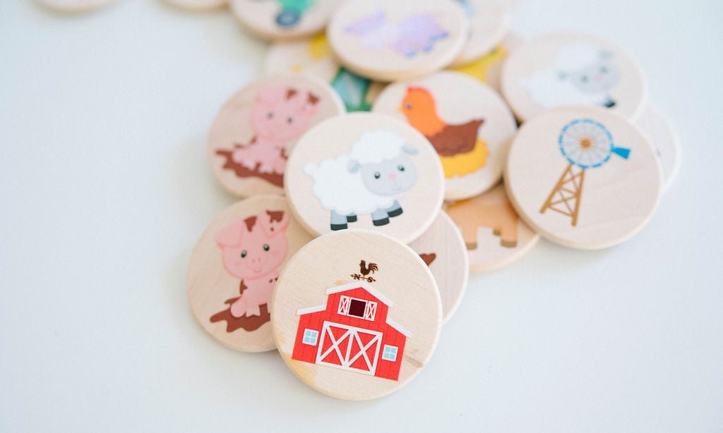Farm Matching Tiles - Norani Baby