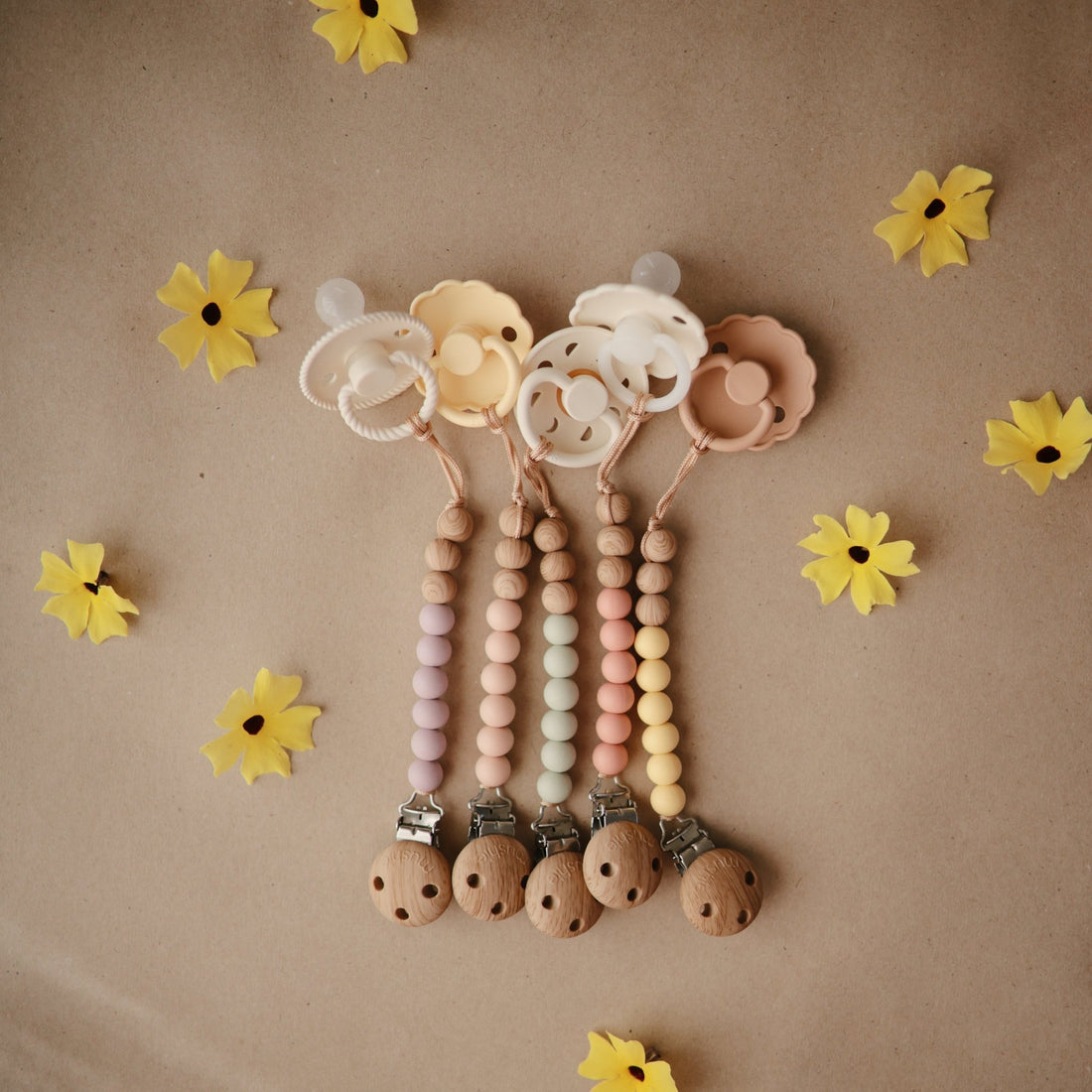Silicone Pacifier Clip | Eva - Norani Baby