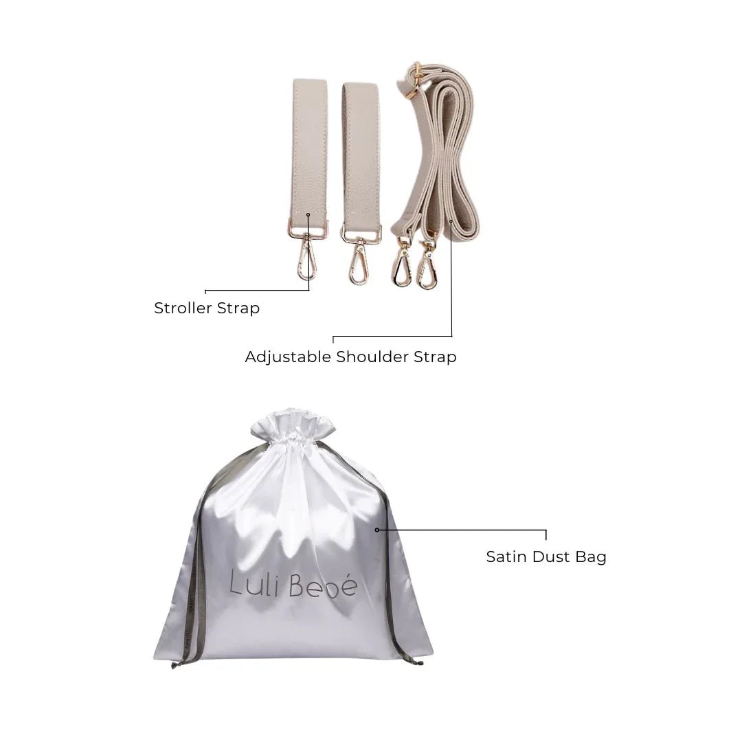Petit Diaper Bag Pastel Pink - Norani Baby