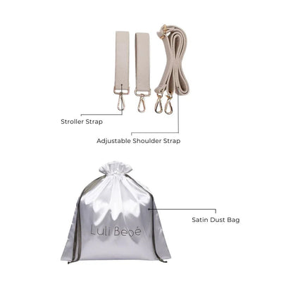 Petit Diaper Bag Pastel Pink - Norani Baby