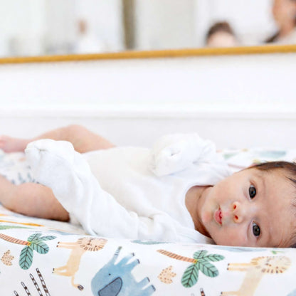 Organic Changing Pad Cover - Safari - Norani Baby