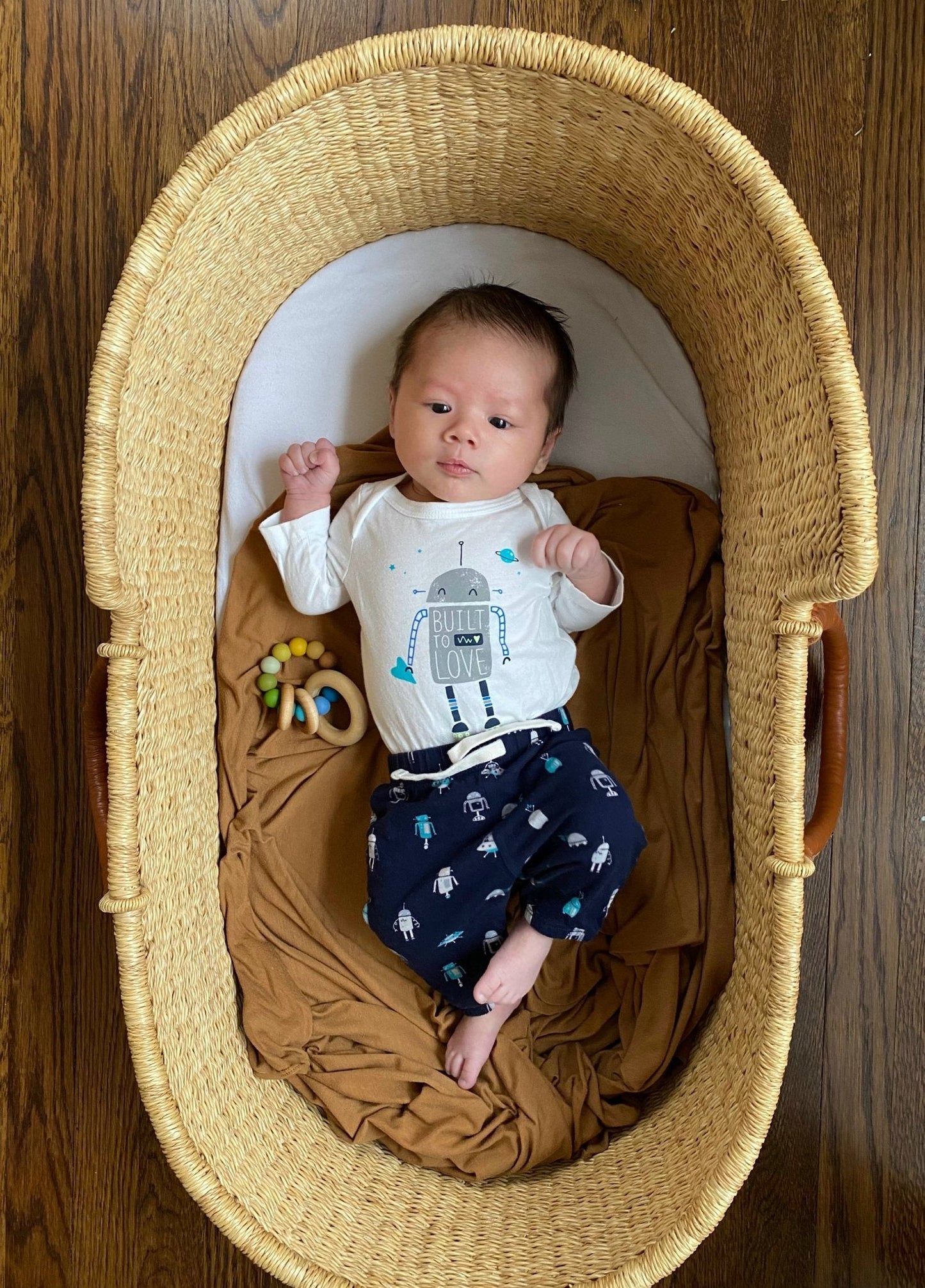 Saturn Ring Wooden Baby Teether - Norani Baby