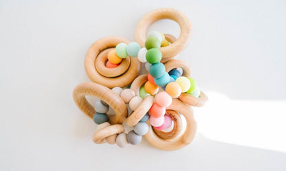 Saturn Ring Wooden Baby Teether - Norani Baby