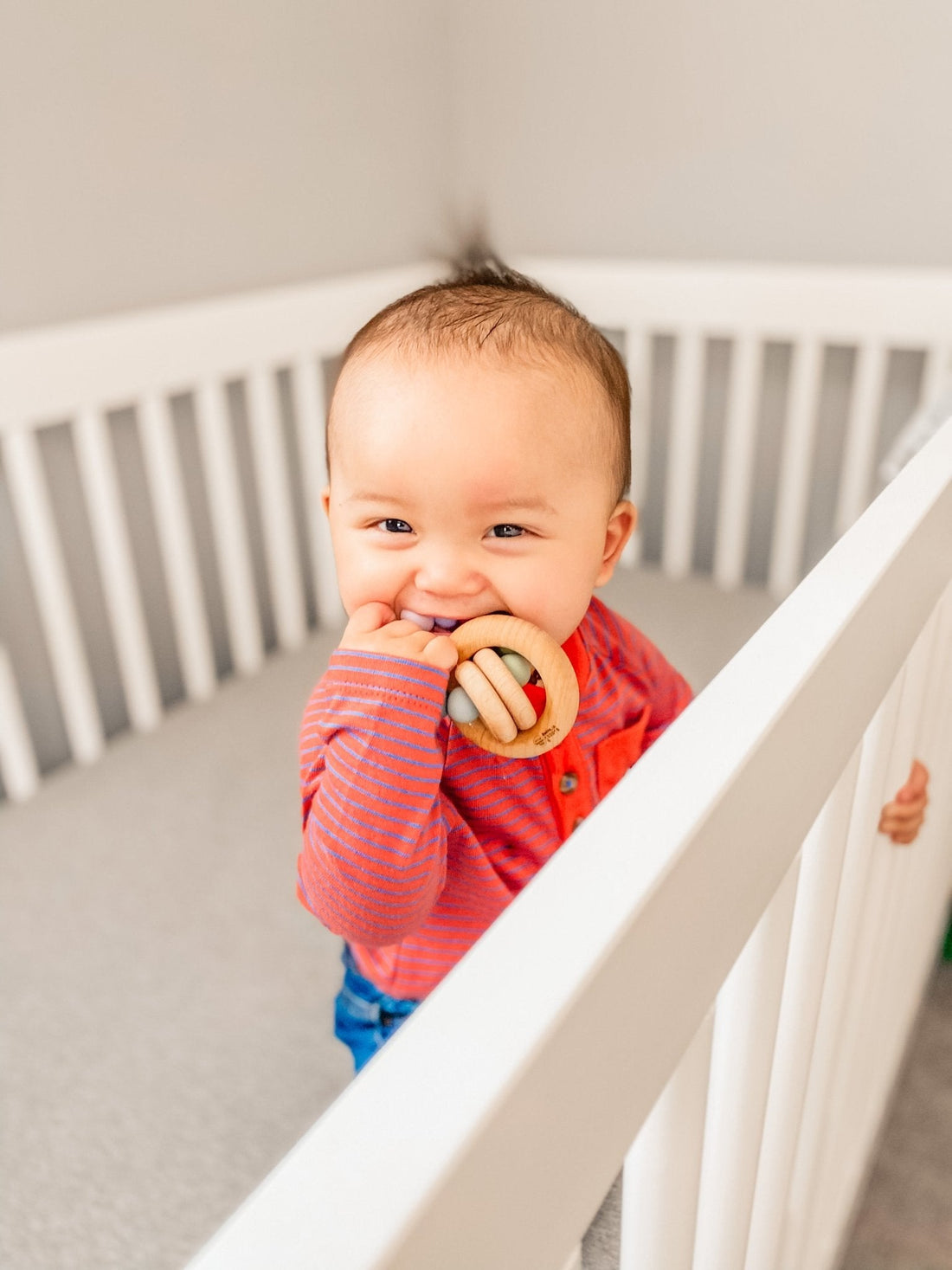 Saturn Ring Wooden Baby Teether - Norani Baby