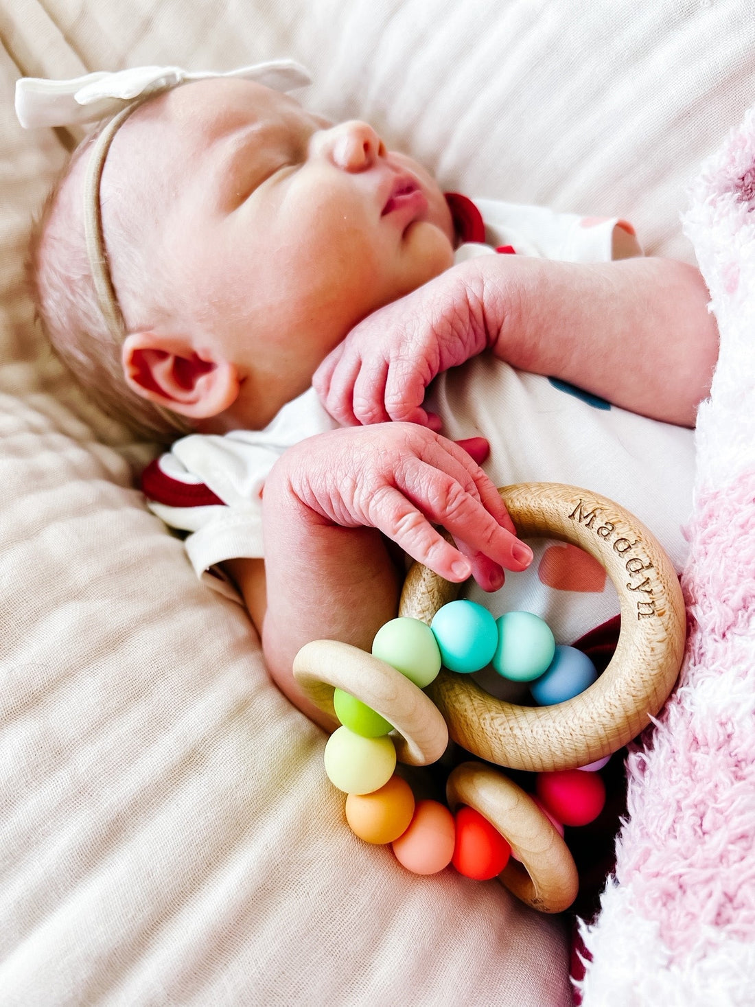 Saturn Ring Wooden Baby Teether - Norani Baby