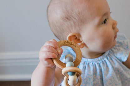 Saturn Ring Wooden Baby Teether - Norani Baby
