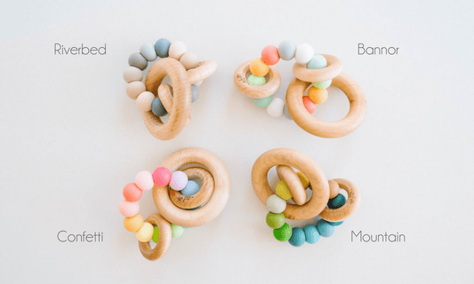 Saturn Ring Wooden Baby Teether - Norani Baby