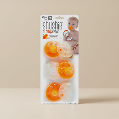 Shushie Silicone Pacifier by Baby Shusher – Hospital - Grade, BPA - Free Pacifiers for Newborns & Babies - Norani Baby