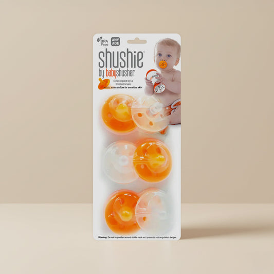 Shushie Silicone Pacifier by Baby Shusher – Hospital - Grade, BPA - Free Pacifiers for Newborns & Babies - Norani Baby