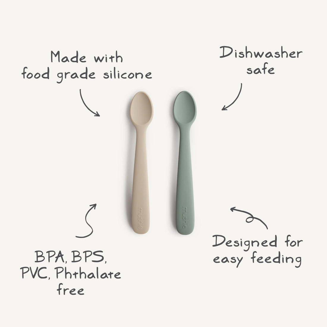 Silicone Feeding Spoons - Norani Baby