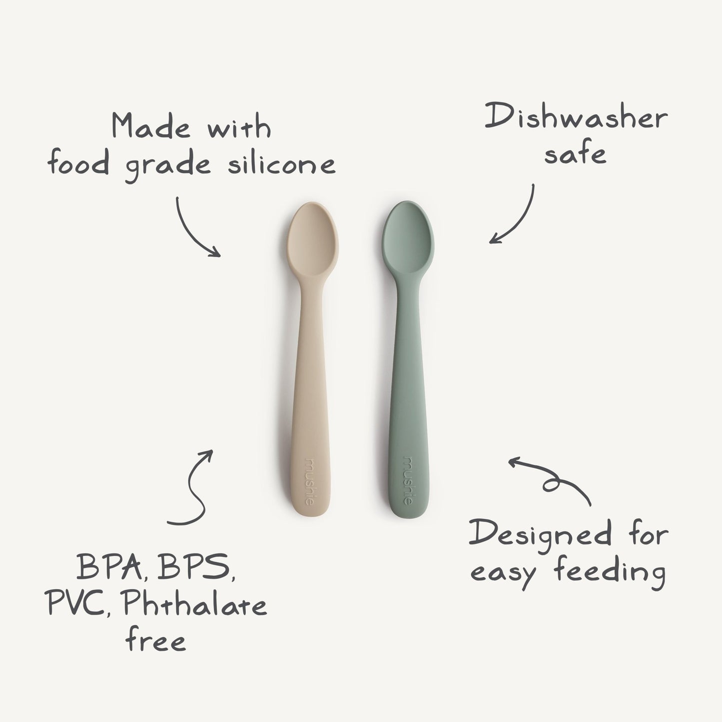 Silicone Feeding Spoons - Norani Baby
