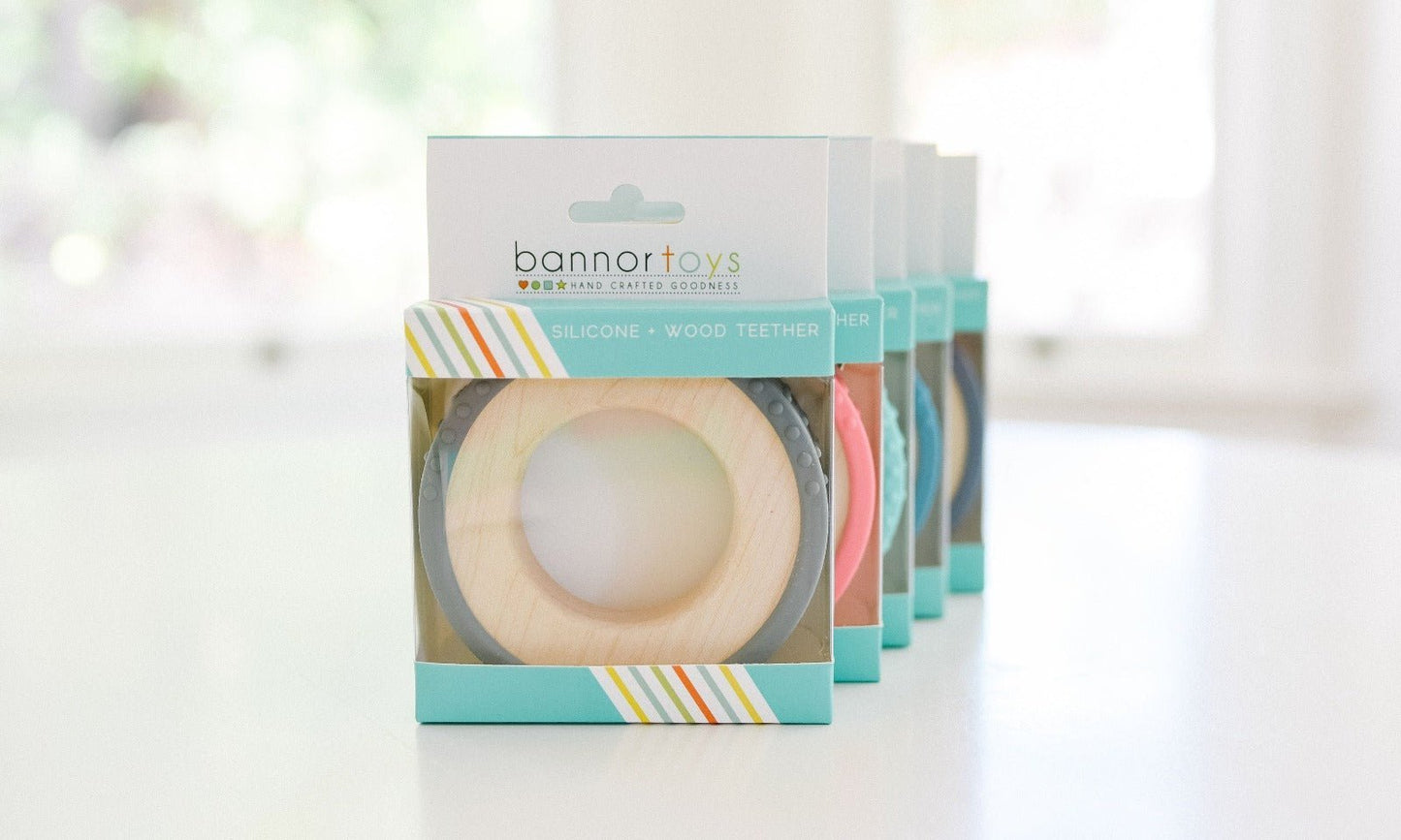 Silicone Wrapped Teether - Norani Baby