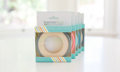Silicone Wrapped Teether - Norani Baby