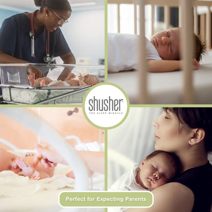 Shusher Sloth + 6 - Pack Shushie™ Pacifiers – Soothing Bundle with Cuddly Cry Detection - Norani Baby
