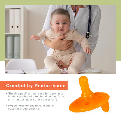 Shusher Sloth + 6 - Pack Shushie™ Pacifiers – Soothing Bundle with Cuddly Cry Detection - Norani Baby