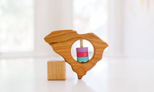 South Carolina State Wooden Baby Rattle™ - Norani Baby