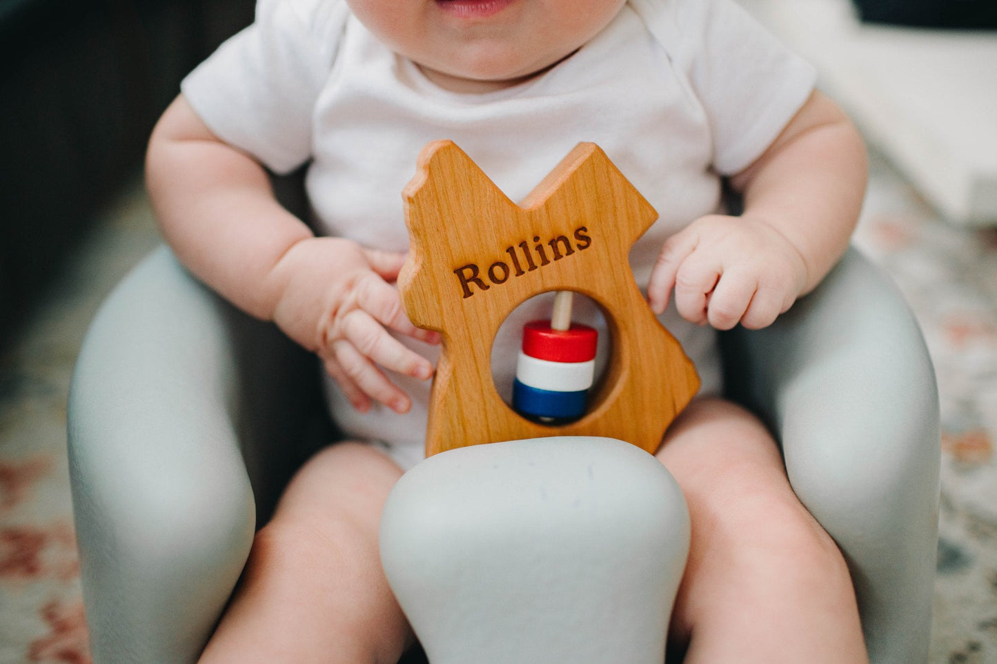 Texas State Wooden Baby Rattle™ - Norani Baby