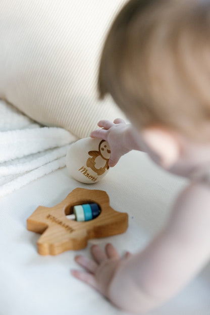 Texas State Wooden Baby Rattle™ - Norani Baby