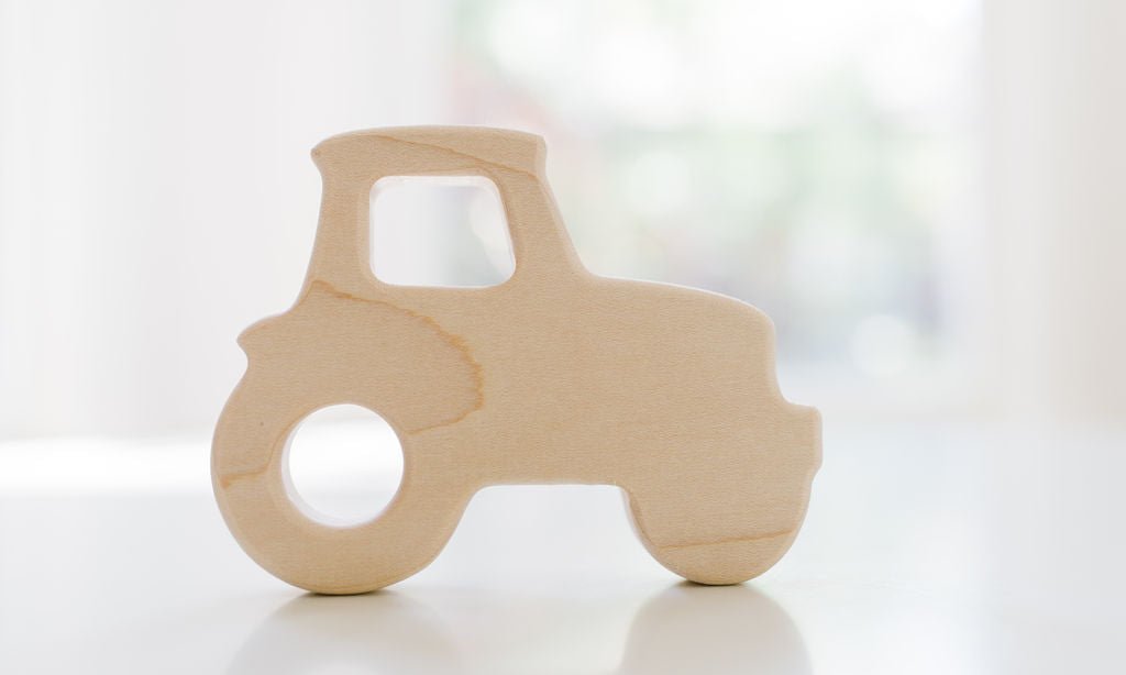 Tractor Wooden Grasping Toy - Norani Baby