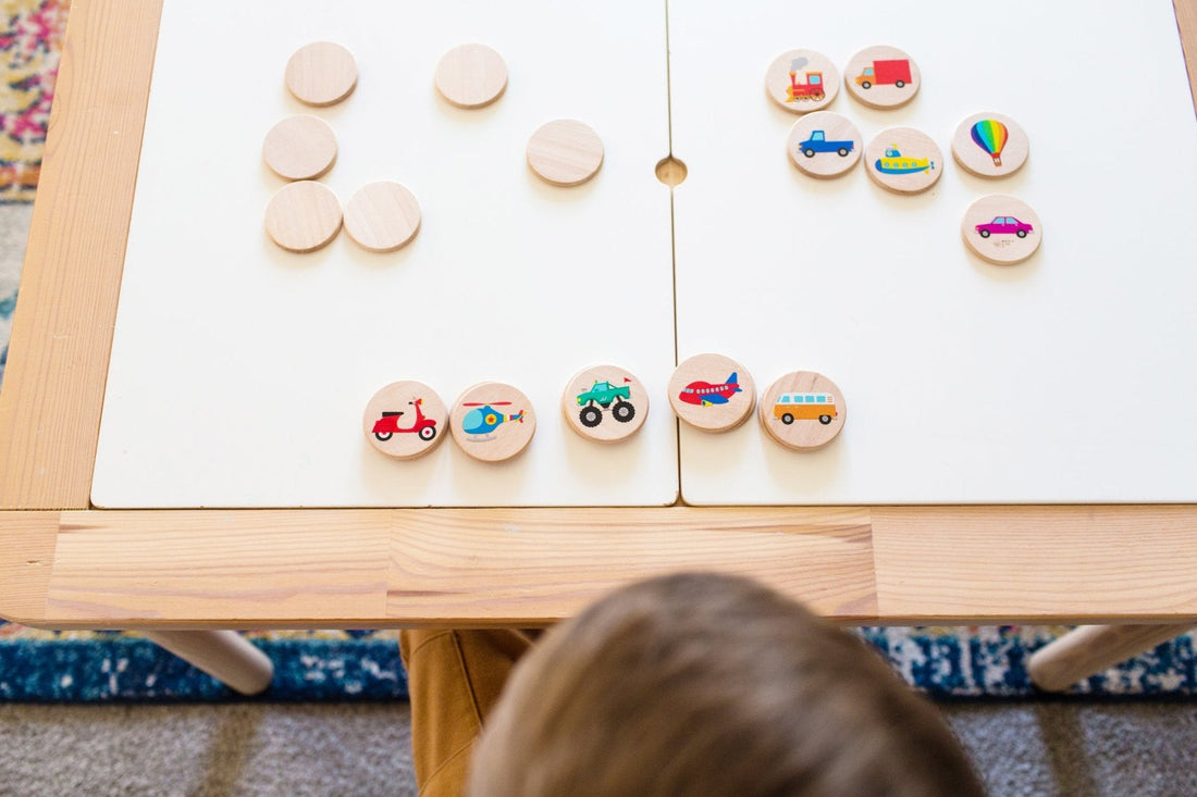 Transportation Matching Tiles - Norani Baby