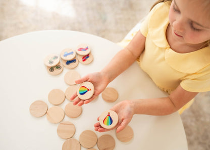 Transportation Matching Tiles - Norani Baby