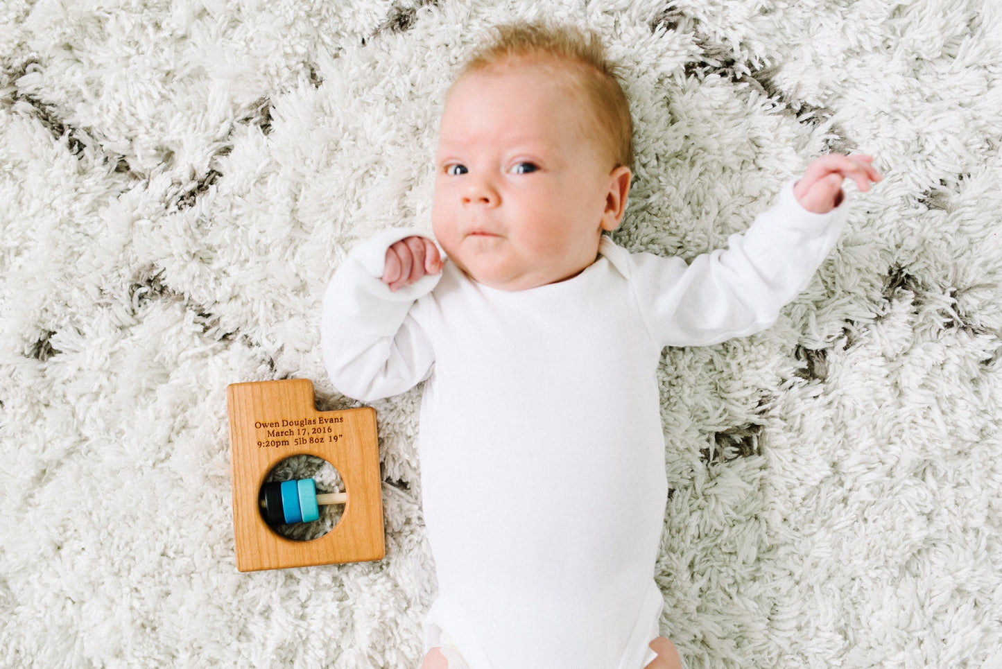 Utah State Wooden Baby Rattle™ - Norani Baby