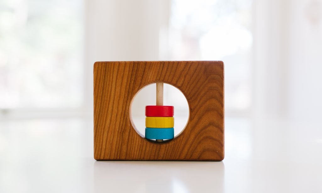 Wyoming State Wooden Baby Rattle™ - Norani Baby